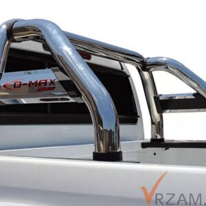 Isuzu DMax MLA Polished SS Sportbar With Side Tubes