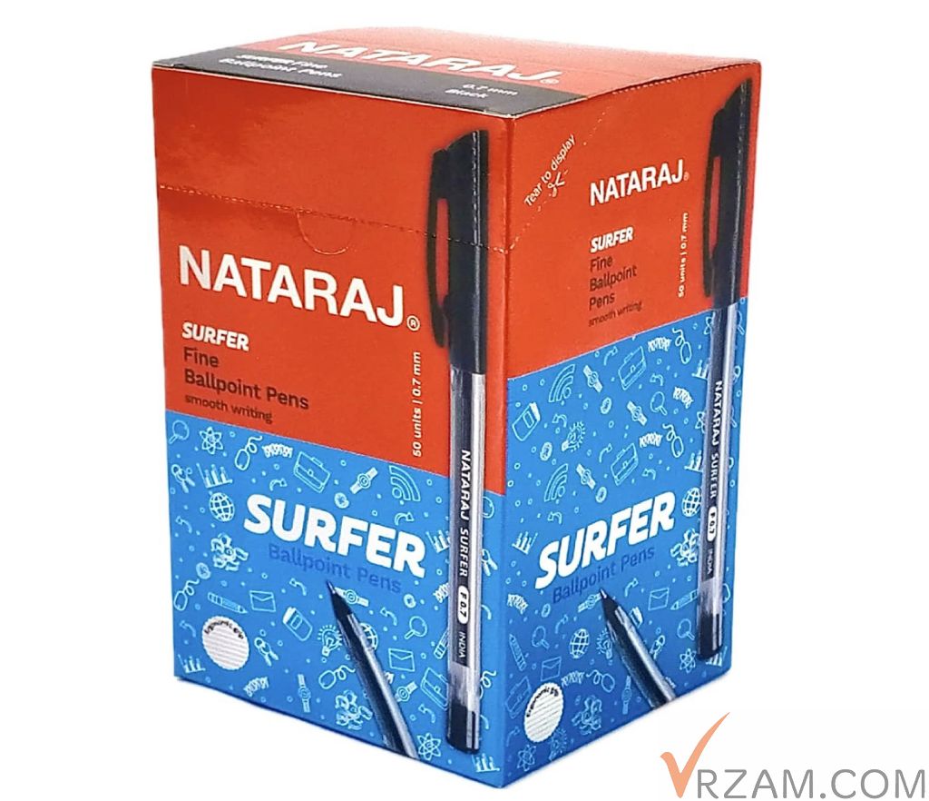Nataraj Ball Pens - Black (Box Of 50)