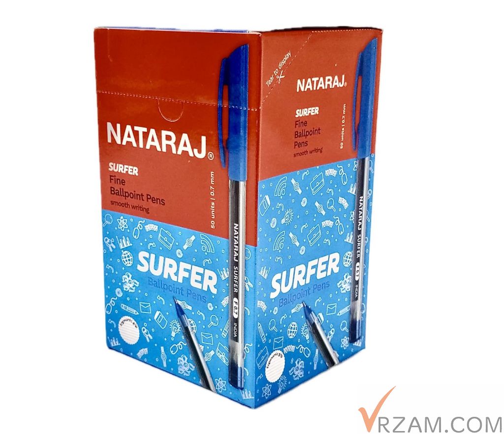 Nataraj Ball Pens - Blue (Box Of 50)